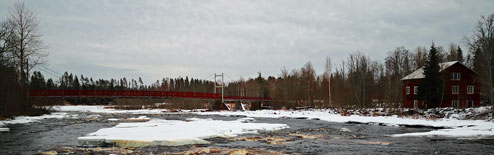 Hängbron i Håknäsbacken